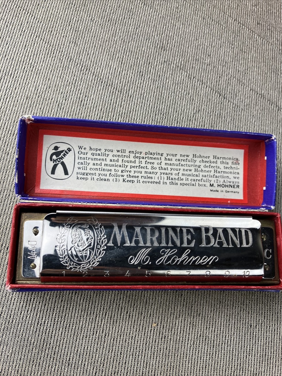 Kit Hohner Marine Band 1896 | 5 Gaitas Diatônicas | C, D, E, G, A