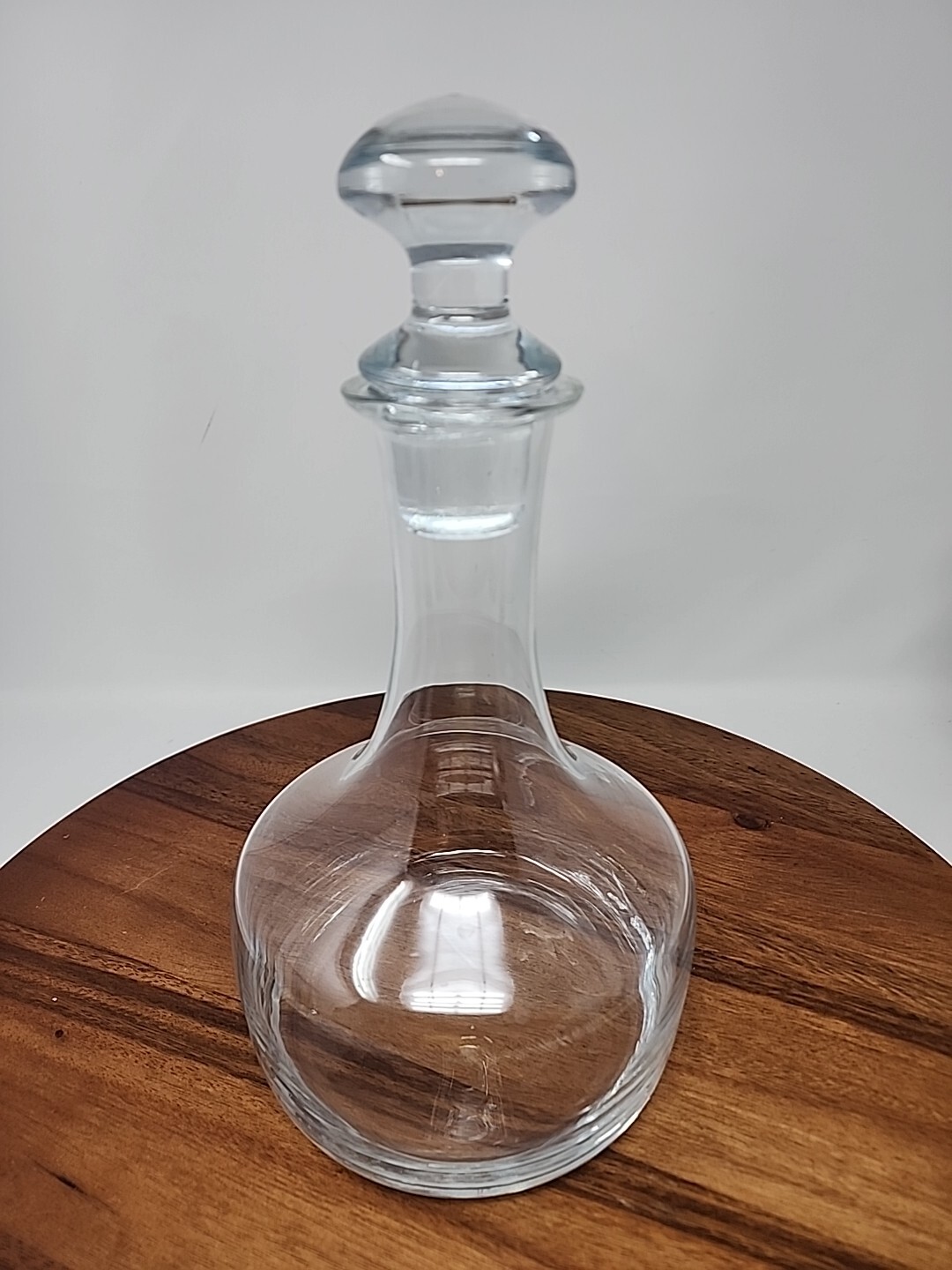 VINTAGE KROSNO POLAND GLASS DECANTER
