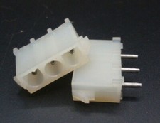Molex 42002 6.3 Pitch Connector 3-pin Seat Header PCB Connector Lot of 10 