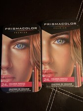 2 New Prismacolor Premier Colored Pencils - 24 Color Portrait Set, Sealed