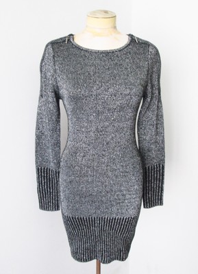 NWT Forever 21 Black Silver Metallic 