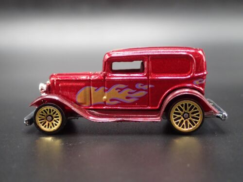 1932 32 Ford Sedan Entrega Rojo 1:64 Escala Coleccionable Maqueta Coche Modelo - Imagen 2 de 7