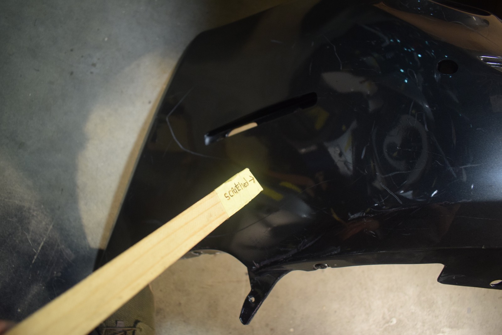 ASTON MARTIN VANTAGE REAR BUMPER 6G33-17K835 COVER OEM 2006-2010 