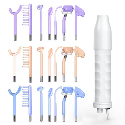 Replacement Violet Red Electrodes Glass Tube For Facial Body Wand Part Care Aid
