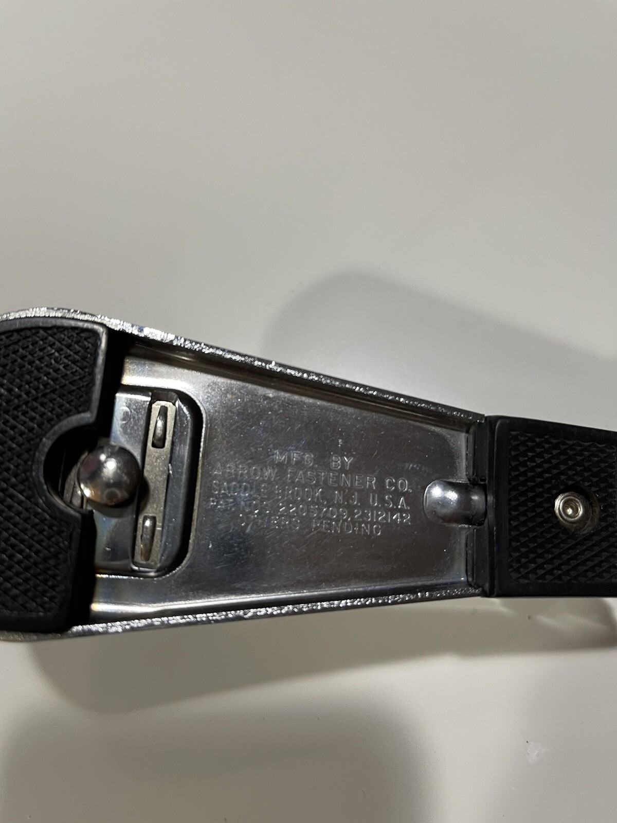 Vintage Arrow Fastener Co NY Genuine No 105 Chrome Stapler Made In USA