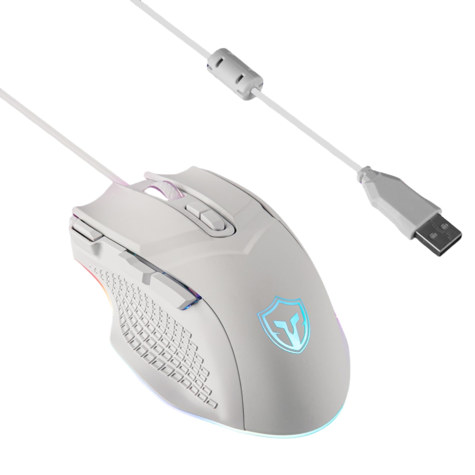 High-Precision 7200 DPI Wired Gaming Mouse with 8 Buttons and Fire Button-image