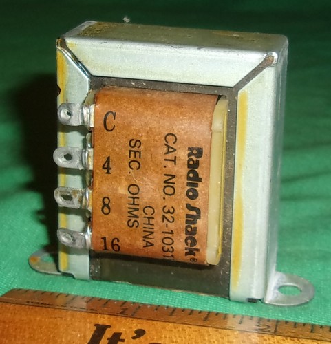 Realistic 32-1031B 70-Volt Line Transformer 10 Watt Appears Unused! Clean! - 第 5/6 張圖片