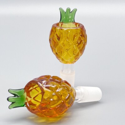 Pineapple 14mm Male Smoking Tobacco Glass Bowl Slide Bong Water Pipe Jiont Piece