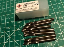 7 pc Cle-Line 1/4" Screw Machine Dills Cobalt C14646 L2133 WO-02267636 New (614)