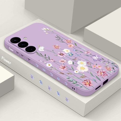 Coque souple TPU fleurie pour Samsung S25 S24 Ultra S23 Plus S22 S21 FE A16 A15 - Photo 22 sur 22
