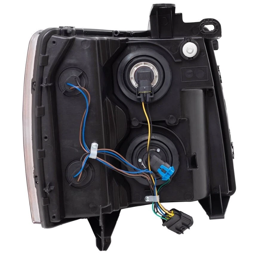 Juego de faros 2 piezas para Silverado 1500 07-14 Silverado 2500 3500 07-2013 Foto 4 de 4