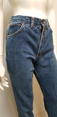 Vintage 70/80's BROOKS Western Wear Denim Jeans High Rise Straight