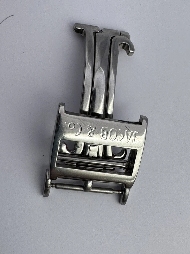 JACOB & CO Hebilla de acero inoxidable de 18 mm Foto 2 de 4