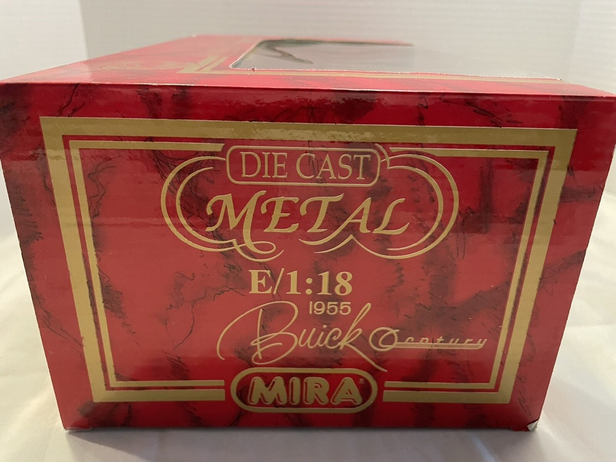 Mira Golden Line 1955 Buick Century Convertible 1:18 Diecast TEAL