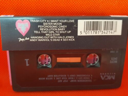 Transvision Vamp - Pop Art (1988) Cassette RARE (VG+) - Picture 2 of 2