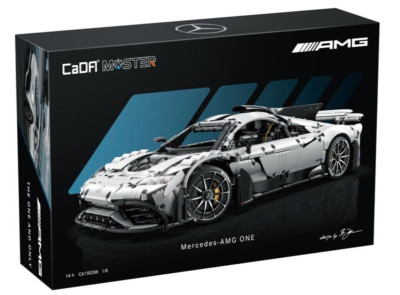 NISB Licensed Mercedes-AMG ONE, Technic Race Car w/ RC, LED lights, 1:8 Scale
