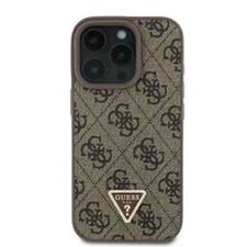 Cover GUESS Con Catena Per IPhone 12 / 12 Pro - Argento 4G Chain And Script - Protezione Antiurto E Catena Rimovibile
