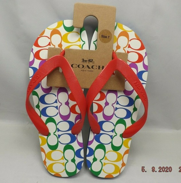 coach zak flip flop