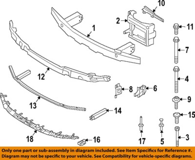 BMW OEM 19-26 330e xDrive Bumper Components-Outer Reinf Bolt 07119909527