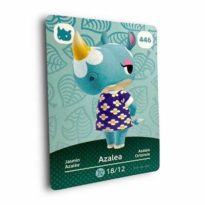 Animal Crossing New Horizons Amiibo Karte Azalea NFC Serie 5 446 Nintendo Switch