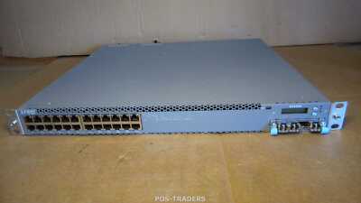 Juniper EX4300-24P PoE+ Gigabit Switch 24x 1GbE - INCL 2x 350W PSU + 3x SFPS 