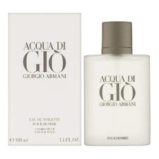 Giorgio Armani Acqua Di Gio 3.4 oz Men's Eau de Toilette Spray New  Sealed NEW