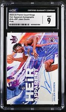 2022-23 Panini Court Kings Heir Apparent Autographs Pink - Jalen Duren