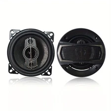 4" 220W Car Coaxial Speakers Pair-Enhanced Bass, Flush-Mount Door Mount, Durable