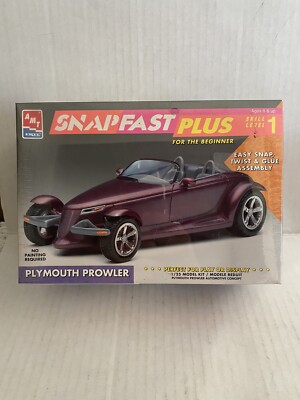 * AMT Ertl Plymouth Prowler Snap Fast Plus 1/25 Scale Model Kit