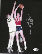 BILLY CUNNINGHAM Philadelphia 76ers Signed Autographed 8x10 Photo NBA HOF JSA