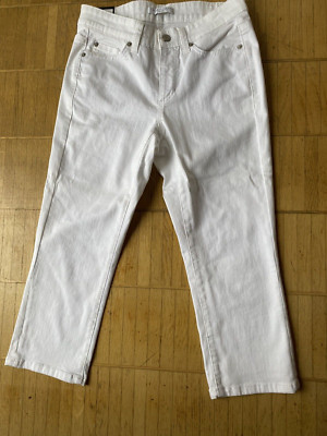 Cambio Jeans Vintage Edition Parla Capri Hose Jeans  36 D Cotton Elasthan weiß
