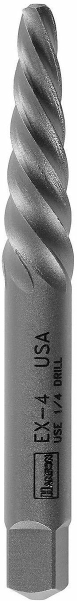 Irwin 11119 10 Piece Spiral Screw Extractor & Drill Bit Set In