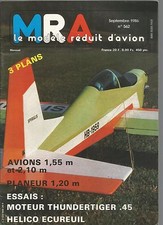 MRA N°562 THUNDER TIGER 45 / FAUCON PLANEUR DE 1.20 / HELICO ECUREUIL / SPIRALIS