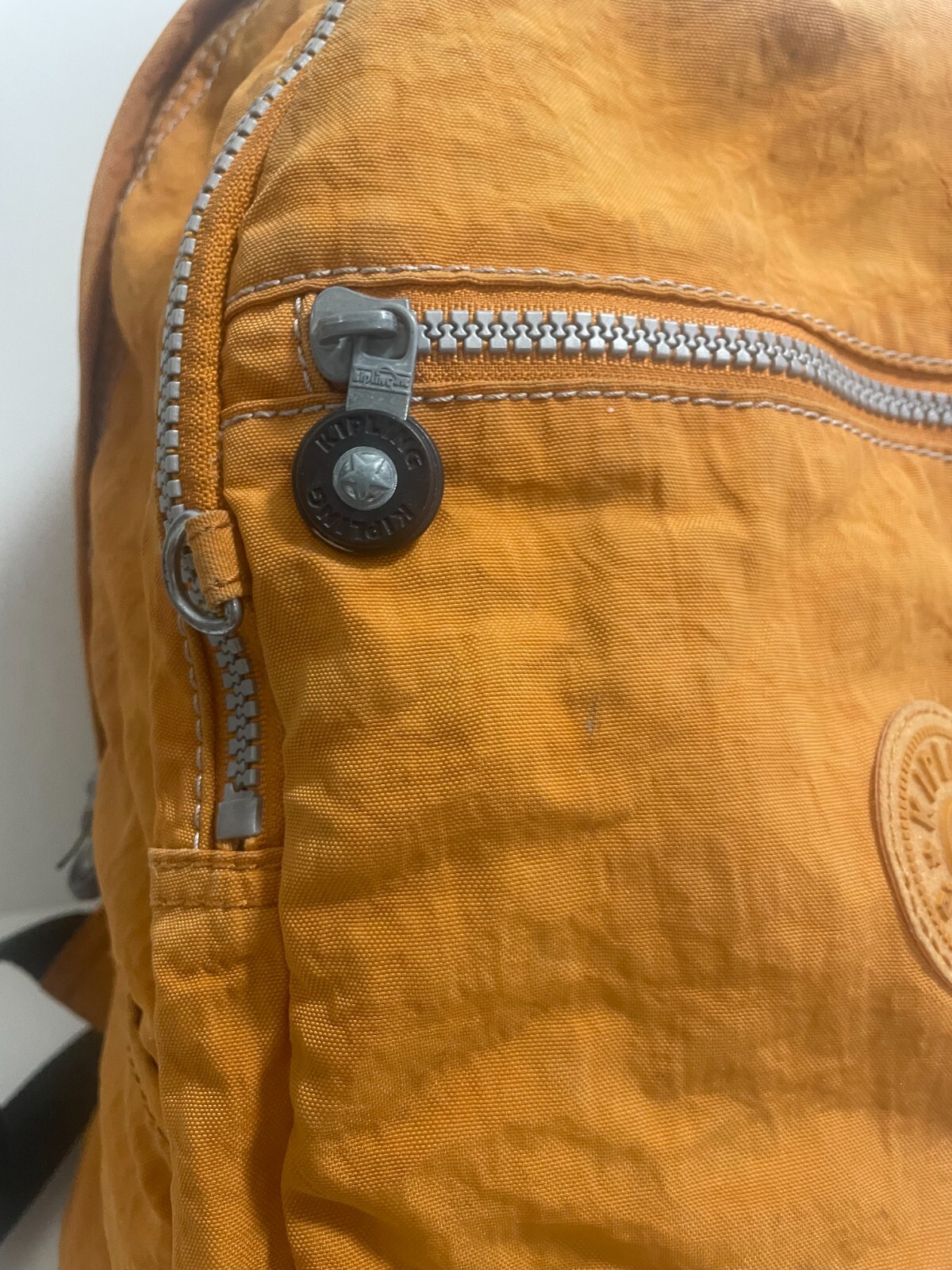 Kipling Challenger Orange Backpack -No Monkey 10"… - image 3