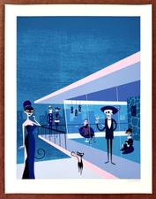 Masquerade Party SHAG PRINT Silkscreen Serigraph Unframed Signed 2002 Mint!