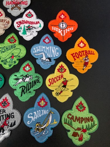 19 NOS Vintage CANADIAN BOY SCOUTS Activity PATCHES BSC Canada Scouting Badges - Bild 4 von 5