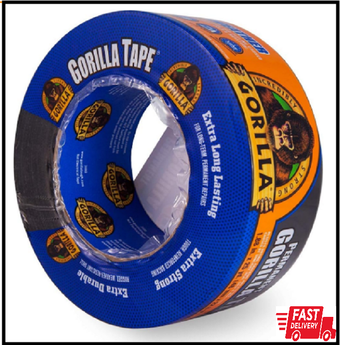 Gorilla All Weather Outdoor Waterproof Duct Tape UV Resistant 1.88"x25 yd, Black eBay