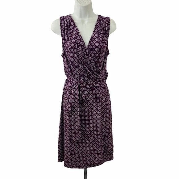 Tristana essential knit faux wrap dress sales