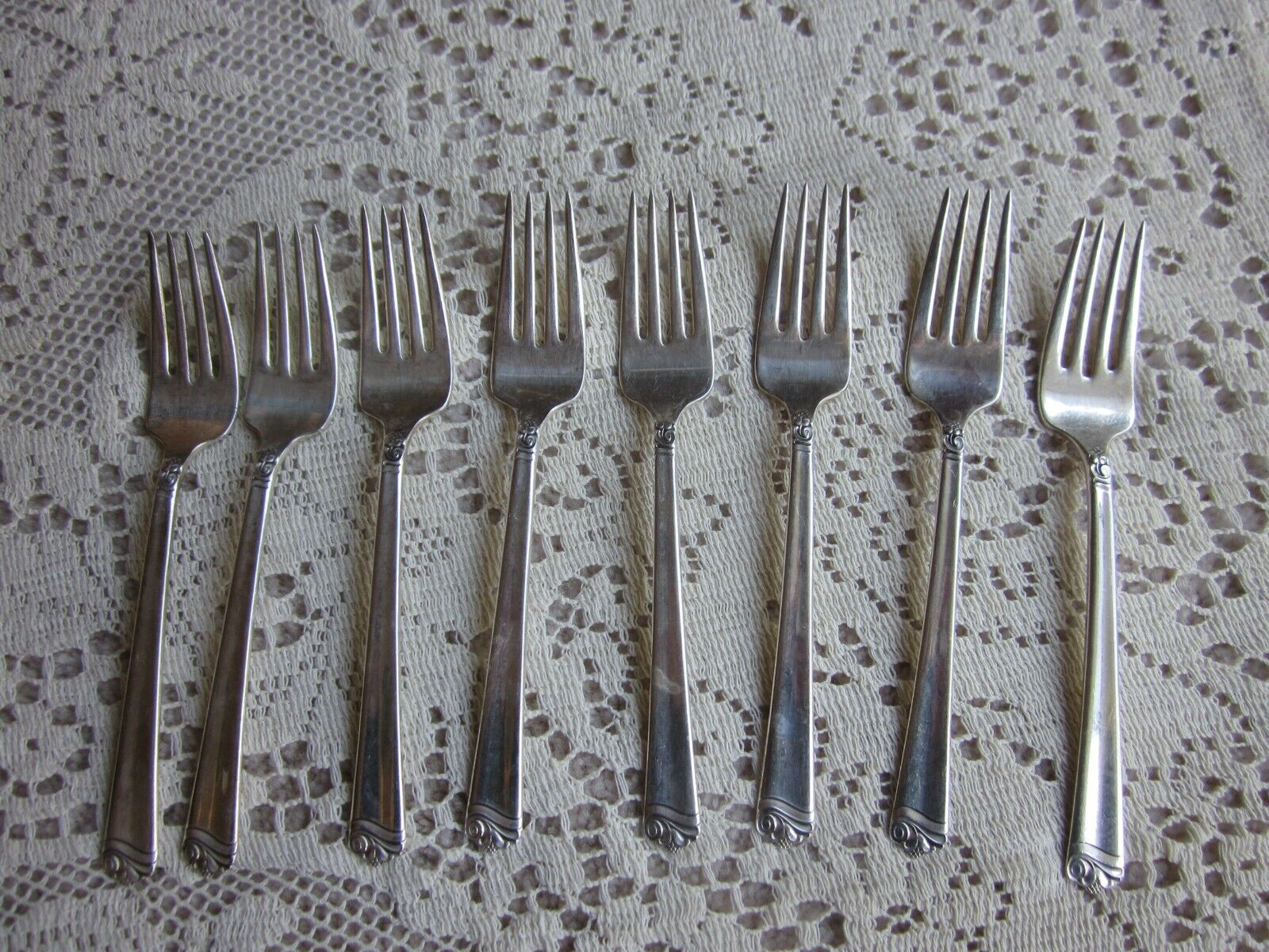 47 Pieces Holmes & Edwards Factory outlet Inlaid Al ls Popular product Plated Silverware Silver