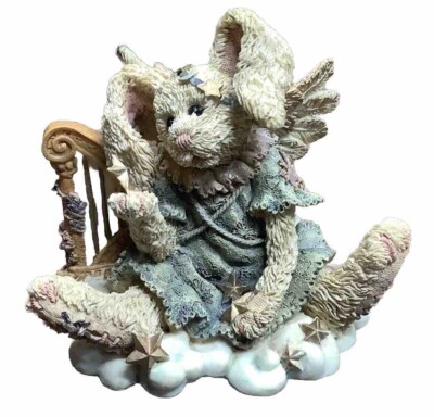 1993 Boyds Bearstone Collection #2230 Celeste the Angel Rabbit
