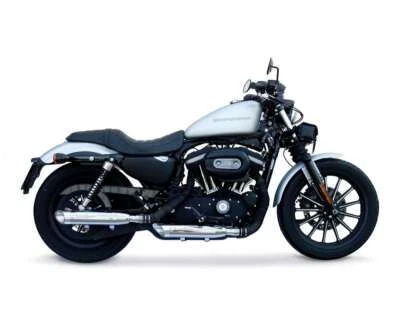 Couple Pot D'echappements GPR Slash Inox Appro Harley Sportster 883 2004 2009 - Photo 1/4