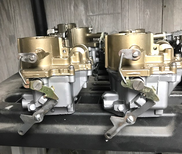 62-3 Corvair Rochester Carburetor Venturi Cluster USED