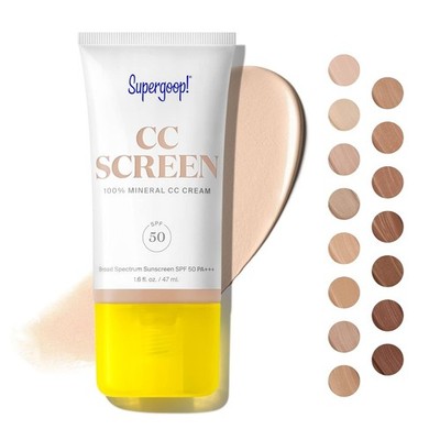 Supergoop! CC Screen - SPF 50 PA++++ CC Cream, 100% Mineral  - Shade 105N / Fair