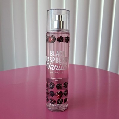 Bath & Body Works BLACK RASPBERRY VANILLA Fine Fragrance Mist 8 oz Discontinued