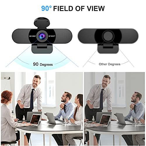 1080P Webcam with Microphone, C960 Web Camera, 2 Mics Streaming Webcam, - Picture 6 of 7