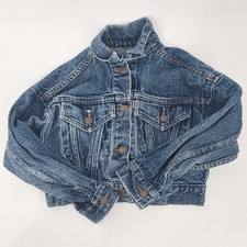 VTG Levis Jacket Youth Small Blue Denim Trucker USA Levi's