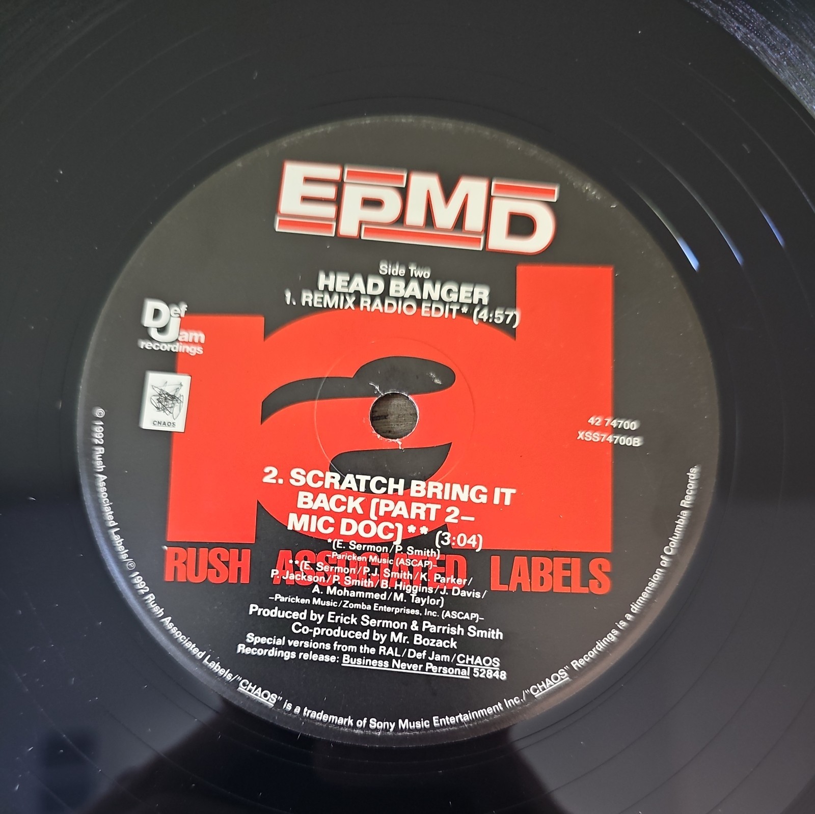 EPMD - Head Banger (12" Single) Vinyl  42 74700 DEF JAM