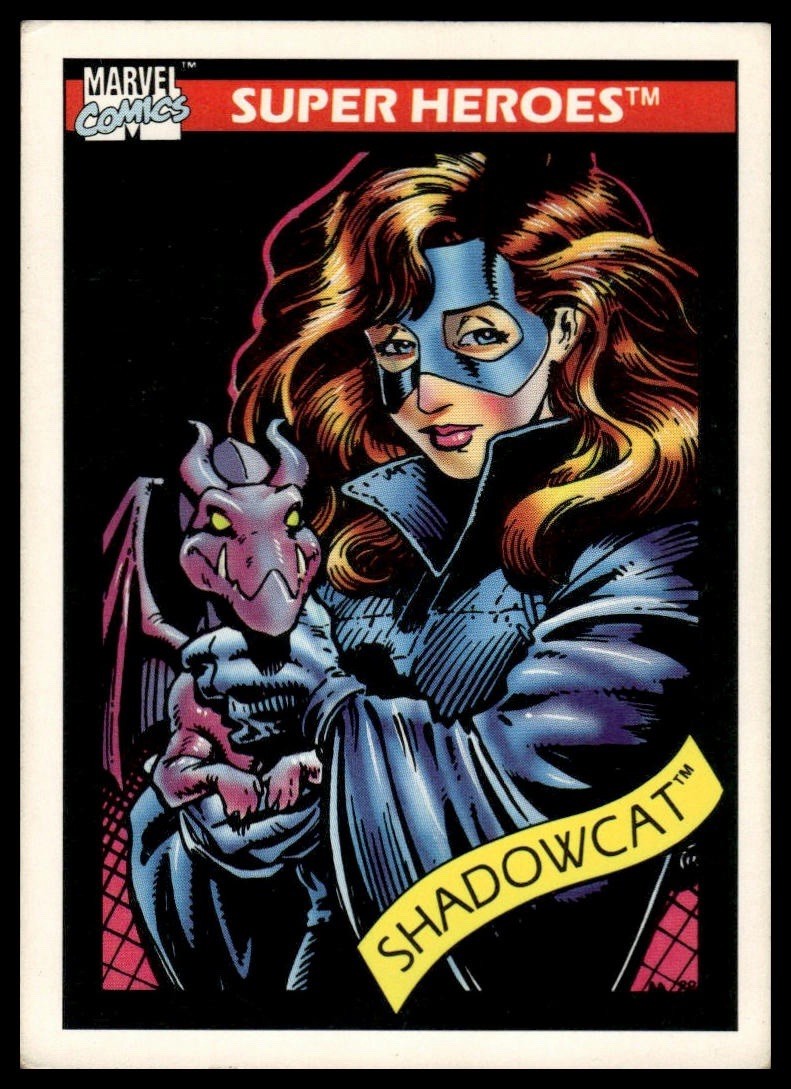 Shadowcat 1990 Impel Marvel Comics Superhero #25 Raw Single Card