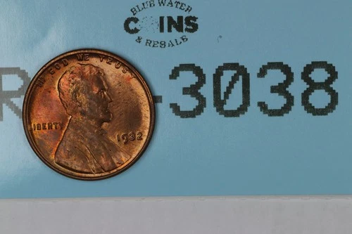 1932 RED BROWN BU 1c LINCOLN WHEAT BACK CENT PENNY RAW-3038