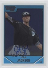 2007 Bowman Draft Chrome Picks Rookie Justin Jackson #BDPP136 Auto 0cc9